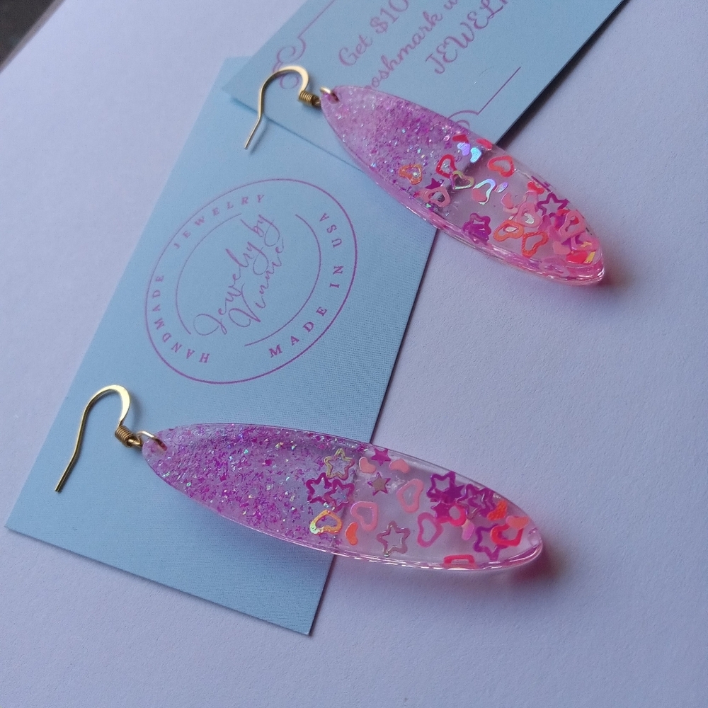 Hand Crafted Barbie's Dreams Collection Earrings - Picture 5 of 6
